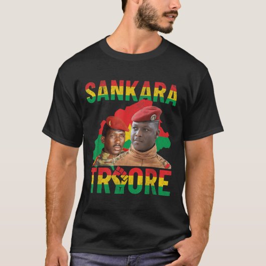 アフリカ耐性トマス・サンカラブルキナファソ・イブラ Tシャツ (正面)