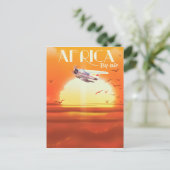 アフリカ航空 ポストカード (スタンド正面)