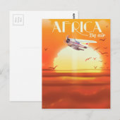アフリカ航空 ポストカード (正面/裏面)