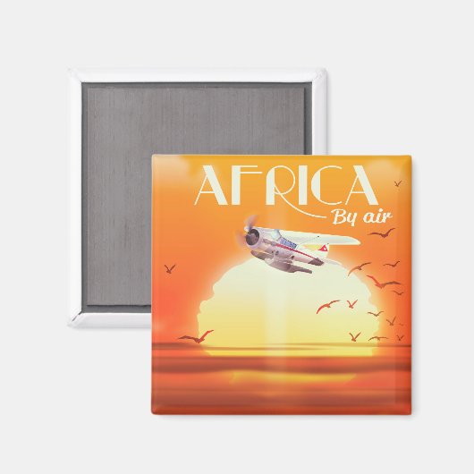 アフリカ航空 マグネット (正面/裏面)