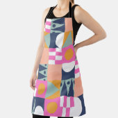 アフリカ色ブロック、幾何学的パターン。 エプロン (インサイチュ)