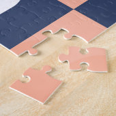 アフリカ色ブロック、幾何学的パターン。 ジグソーパズル (側面)