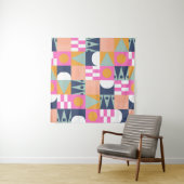 アフリカ色ブロック、幾何学的パターン。 タペストリー (インサイチュ)