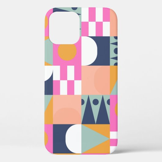 アフリカ色ブロック、幾何学的パターン。 Case-Mate iPhoneケース (裏面)