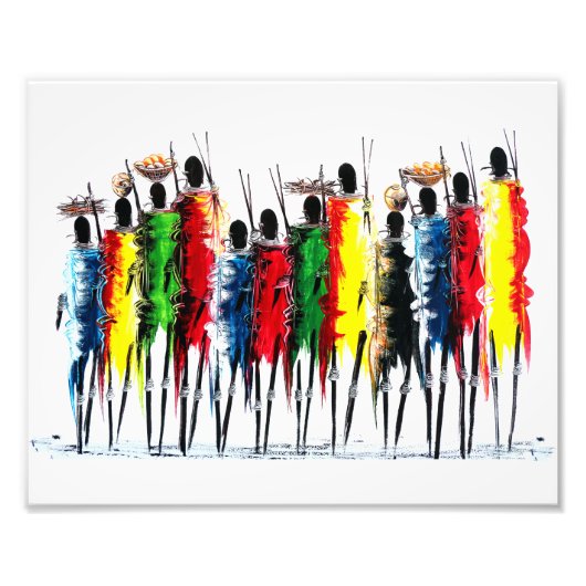 アフリカ色 フォトプリント            (正面)