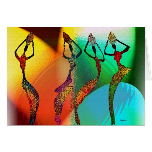 アフリカ花瓶紙吹雪お祝い (正面横)