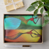 アフリカ花瓶紙吹雪お祝い 薄葉紙 (ギフト)