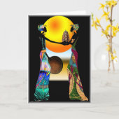 アフリカ製品 カード (黄色い花)