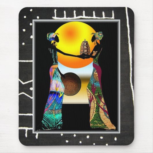 アフリカ製品 マウスパッド (正面)