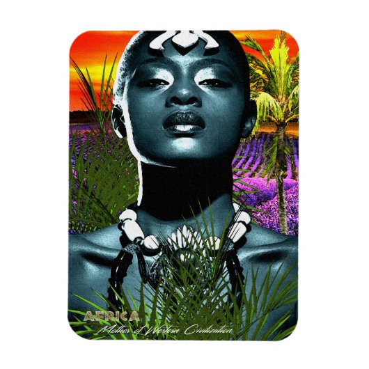 アフリカ西洋文明の母 マグネット (縦)