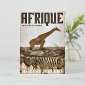 アフリカ観光ポスター 招待状 (スタンド正面)