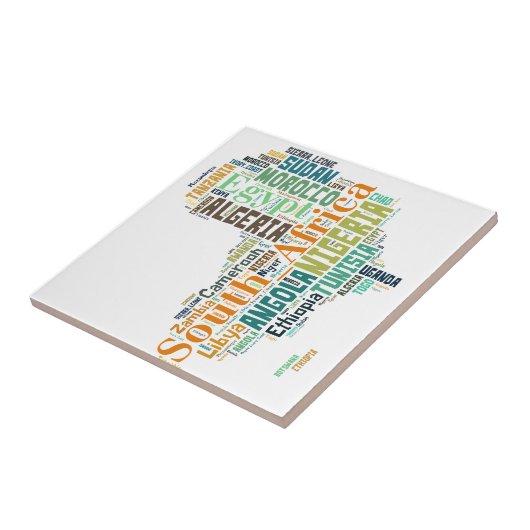 アフリカ語アート タイル (側面)