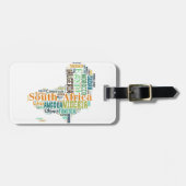 アフリカ語アート ラゲッジタグ (正面横)