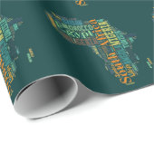 アフリカ語アート ラッピングペーパー (ロールコーナー)