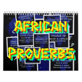 アフリカ諺 カレンダー (カバー)