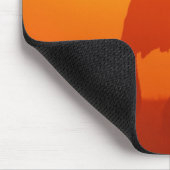 アフリカ象の歩く（日の入り日） マウスパッド (コーナー)