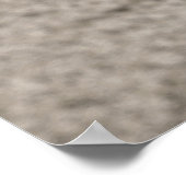 アフリカ象の白黒の写真 ポスター (角)