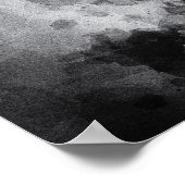 アフリカ象（ふくらはぎ黒白） ポスター (角)