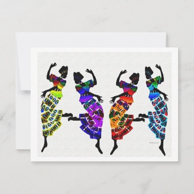 アフリカ足ダンス (正面)