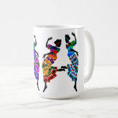 アフリカ足ダンス コーヒーマグカップ (正面右)
