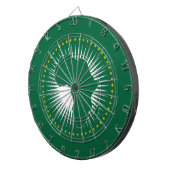 アフリカ連合国旗(アフリカ大陸) ダーツボード (正面右)