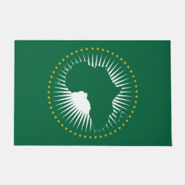 アフリカ連合国旗(アフリカ)(パナアフリカ) ドアマット