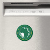 アフリカ連合国旗（アフリカ）（パナアフリカ） マグネット (インサイチュ (食洗機))