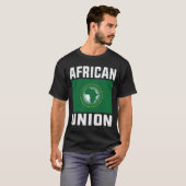 アフリカ連合国旗 Tシャツ (正面フル)