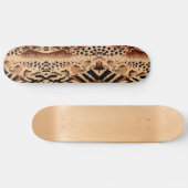 アフリカ部族アニマルプリント スケートボード (横)