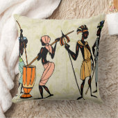 アフリカ部族パターン装飾用クッション クッション (ブランケット)