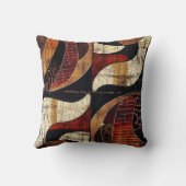 アフリカ部族パターン装飾用クッション クッション (裏面)