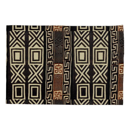 アフリカ部族プリント 枕カバー (裏面)