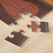 アフリカ部族マスク ジグソーパズル (側面)