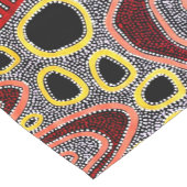 アフリカ部族抽象芸術芸術 ショートテーブルランナー (コーナー)