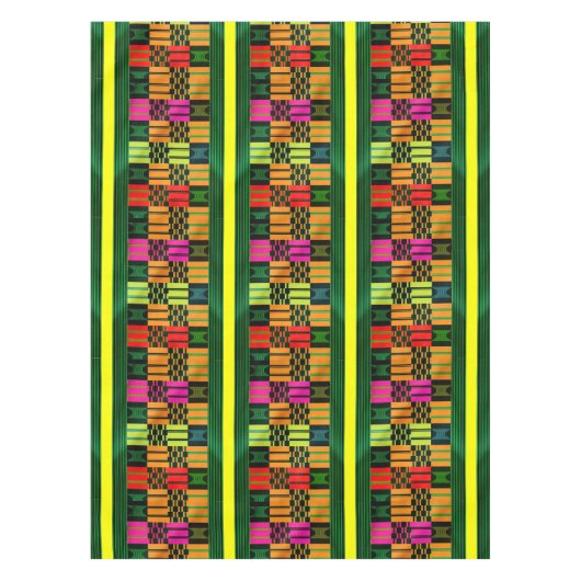 アフリカ部族抽象芸術芸術 テーブルクロス (正面)