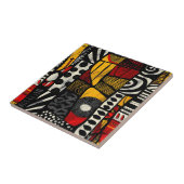 アフリカ部族模様セラミックタイル タイル (側面)