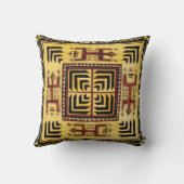 アフリカ部族装飾用クッション クッション (裏面)