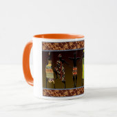 アフリカ部族足ストンプ マグカップ (正面左)