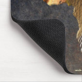 アフリカ野生動物のアフリカ動物のテクスチャ地図 マウスパッド (コーナー)