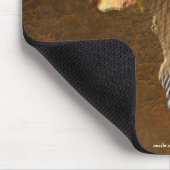 アフリカ野生動物のアフリカ動物のテクスチャ地図 マウスパッド (コーナー)