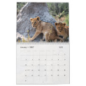 アフリカ野生動物カレンダー カレンダー (1月 2027)