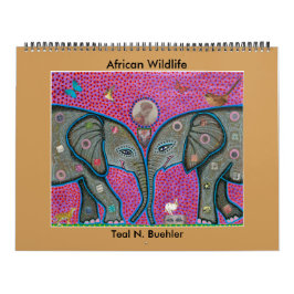 アフリカ野生動物カレンダー カレンダー