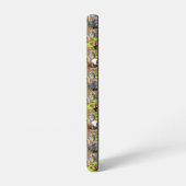 アフリカ野生生物の絵画資料コラージュ SAMSUNG GALAXYケース (左側面)