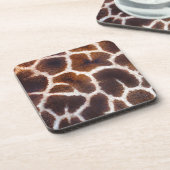 アフリカ野生生物キリン毛皮フォトデザイン コースター (左側)