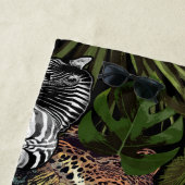 アフリカ野生生物ビーチタオル ビーチタオル (インサイチュ)