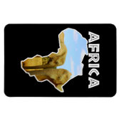 アフリカ野生生物大陸ブルースカイゾウ マグネット (横)