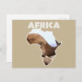 アフリカ野生生物大陸象の香り シーズンポストカード (正面/裏面)