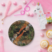 アフリカ野生生物紙プレート ペーパープレート (パーティー)