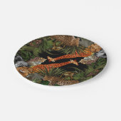 アフリカ野生生物紙プレート ペーパープレート (アングル)