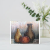 アフリカ陶芸byジョージハンソン ポストカード (スタンド正面)